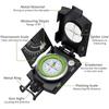 Proster Magnetic Zinc Alloy with IP65 Suitable for Outdoor Activities such as and Geology High-Precision Compass, Construction, Inclinometer,
