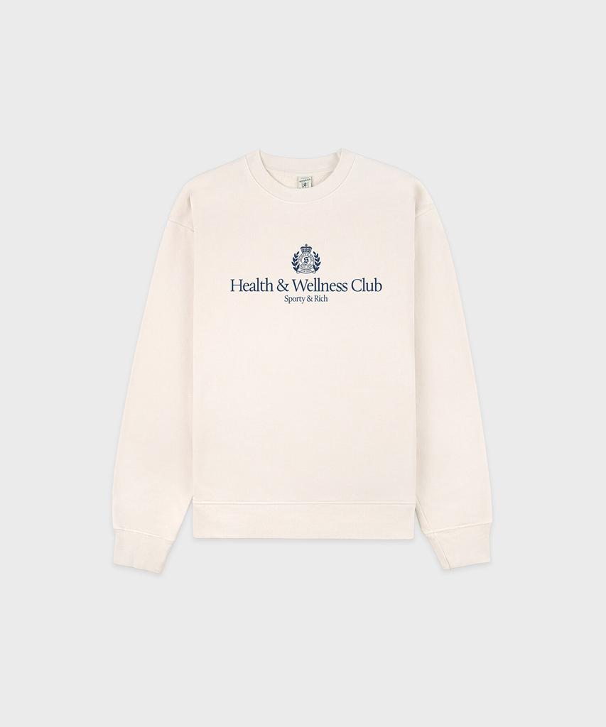 SPORTY&RICH H&W Crest Crewneck R255Aww019