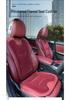 Universal Thickened Flannel Car Seat Cushion Set for All Seasons (3-Piece)