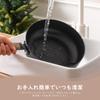 SENSARTE Deep Frying Pan 24cm, IHGas Compatible, Non-stick, PFOA-Free, Glass Lid Included, Even Heating, Stir-fry Pan, One-Year Warranty, Black