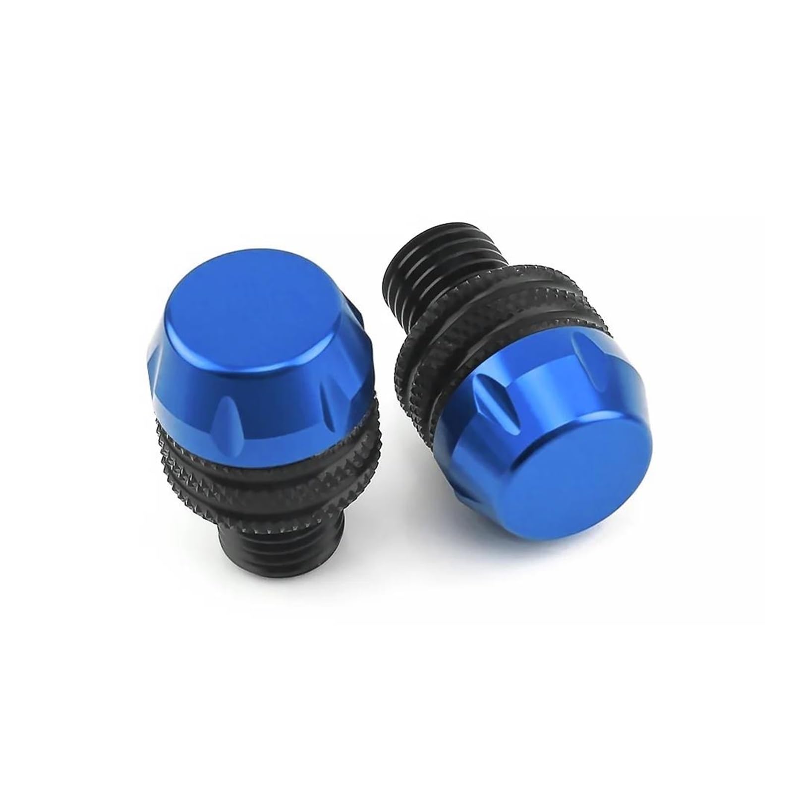 Mirror Hole Cover Cap for Honda Revel 1100 DCT CMX300 CMX500 CMX1100 Motorcycle Rearview Mirror Screw Mirror Hole Plug (Blue) One size