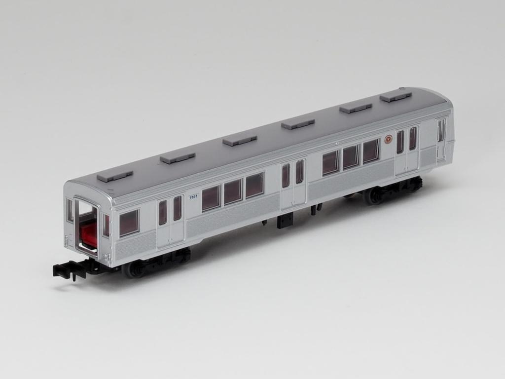 Tomytec Railway Collection Tetsuro Tokyu Railway 7200 Series Toyoko Line Car Set Diorama Supplies 334378 Non-Air-conditioned 2-Car