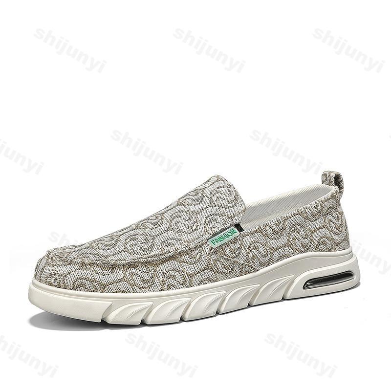 Fashion Men's Fashion Trend Casual Shallow Mouth Single Shoes 2025 Autumn New Style Mesh Breathable Comfortable Slip On Chunky sneakers