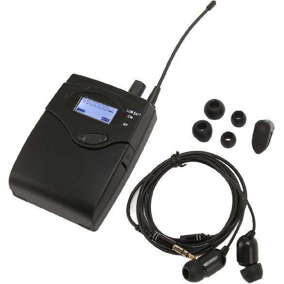 JTLB Bodypack Receiver 550 To 580MHz Stereo Earphone Monitor Receiver for Band Stage Studio