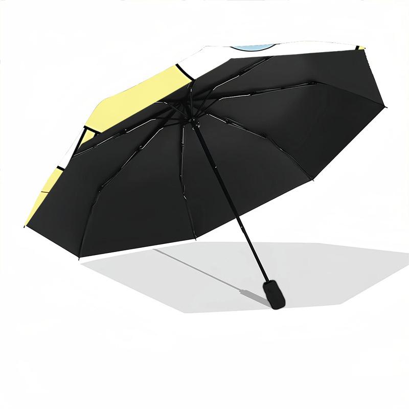 1pc SpongeBob Open/Close Folding Umbrella - Raining Gear for Travel Umbrella, All- Portable Umbrella for & Men 8-Rib Yy251229047