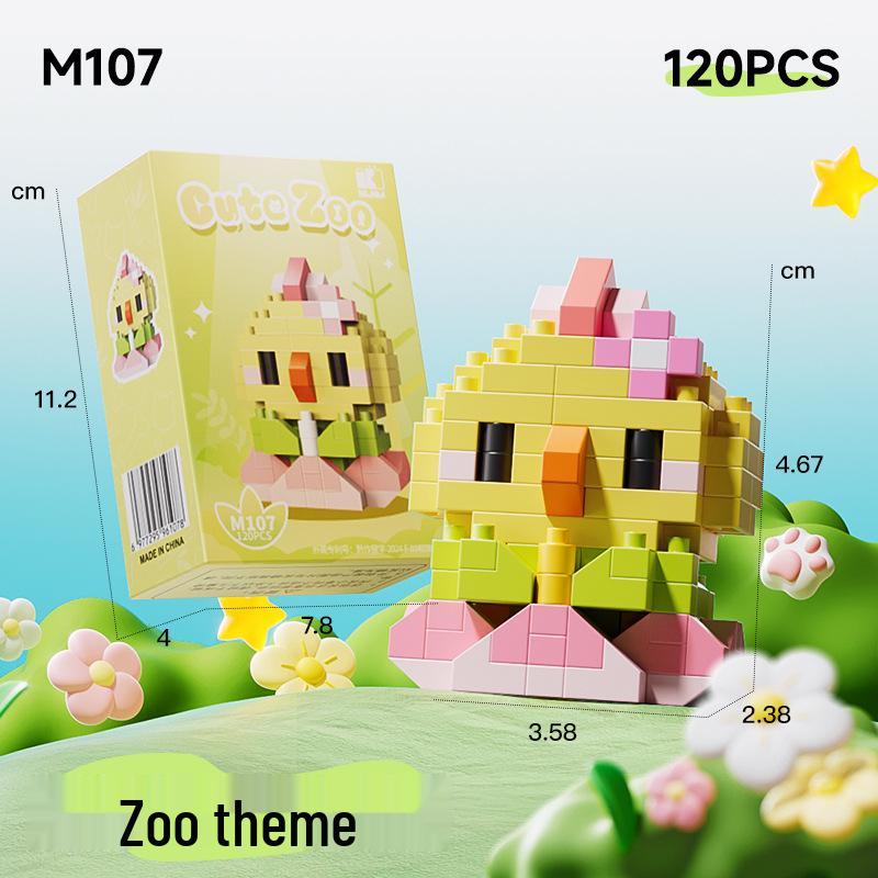 Pirate Anime Character Building Blocks for Kids - Educational Assembly Desktop Ornaments