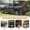 Mud Flap Delete Compatible With Ford F150 2WD/4WD -2026, Mud Guards Mudflaps Delete Compatible With Ford F150 Accessories -2026