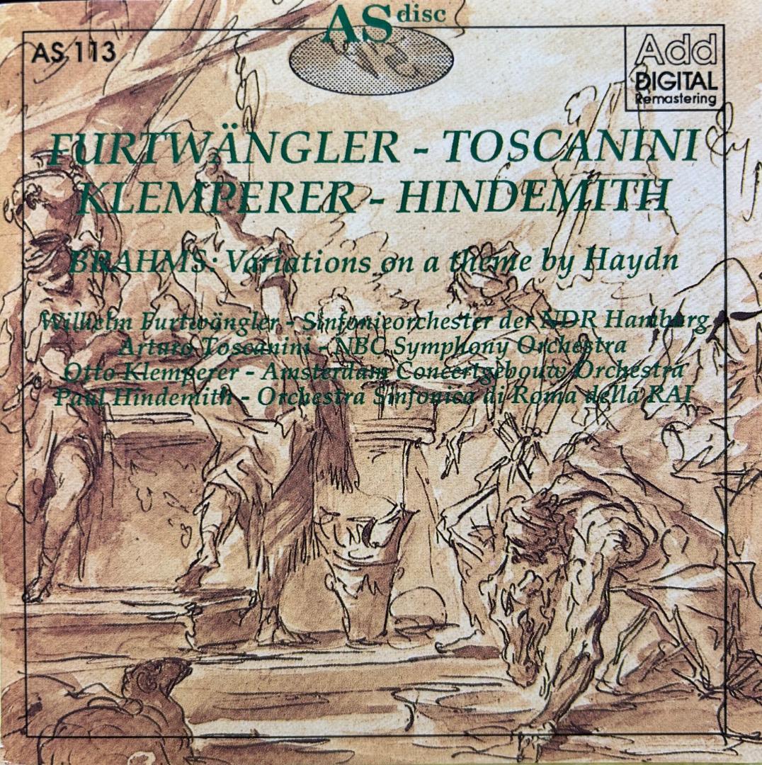 

[USED] Rare edition! “Haydn Variations” by four conductors on one CD