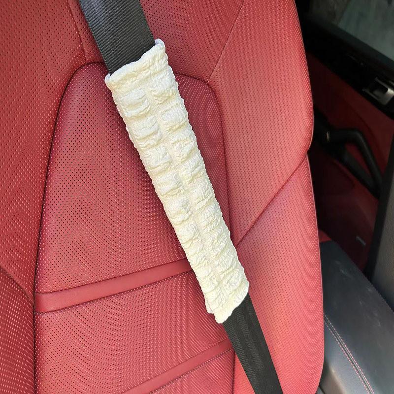 

Милый пуховый протектор для плеча ремня безопасности, креативный высококачественный чехол для ремня безопасности StyleF