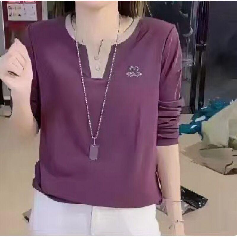 Top Fino de Manga Larga para Mujer con Cisne de Pedrería - Elegante Estilo de Verano