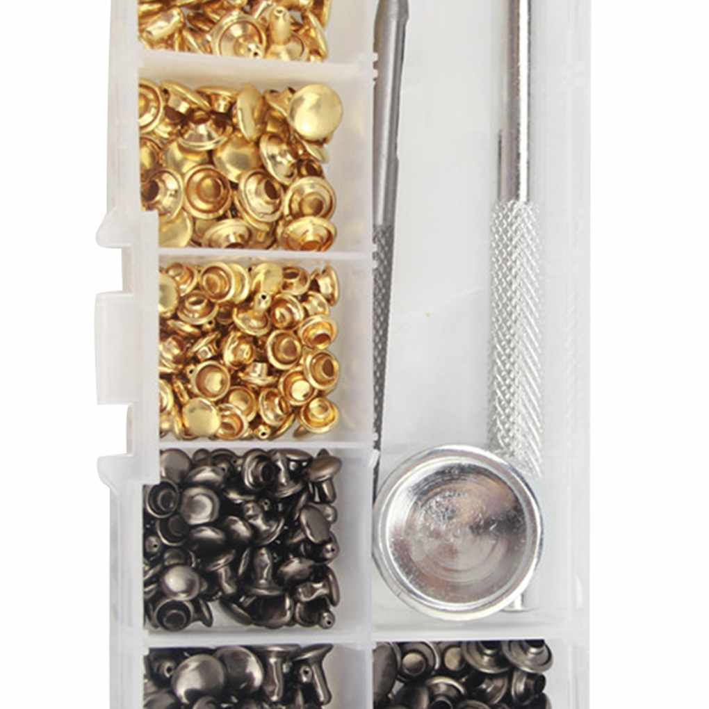 120x Metal Snap Fastener Press Button Stud For DIY Sewing Clothes Accessories
