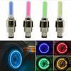 Seven-Color Wind Fire Wheel Valve Stem & Cap Lights for Motorcycles and Bicycles
