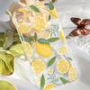 Lemon Floral Transparent Full-Coverage TPU Space Case, Compatible with iPhone 16 15 14 13 12 11 Pro Max & 16e/13/12 Mini/X/XR/XS/8/7 Plus, 1pc