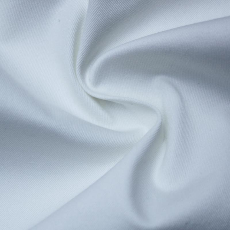 Pure 100% Cotton Sateen Twill Fabric for Hotel Bed Sheet Solid Stretch Twill Pant Skirt