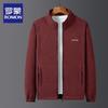 ROMON Men's Fleece Stand-Collar Casual Jacket