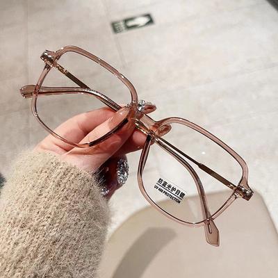 TR90 Square Men Women Glasses Frame Blue Light Blocking Korean Stylish Eyewear Frames