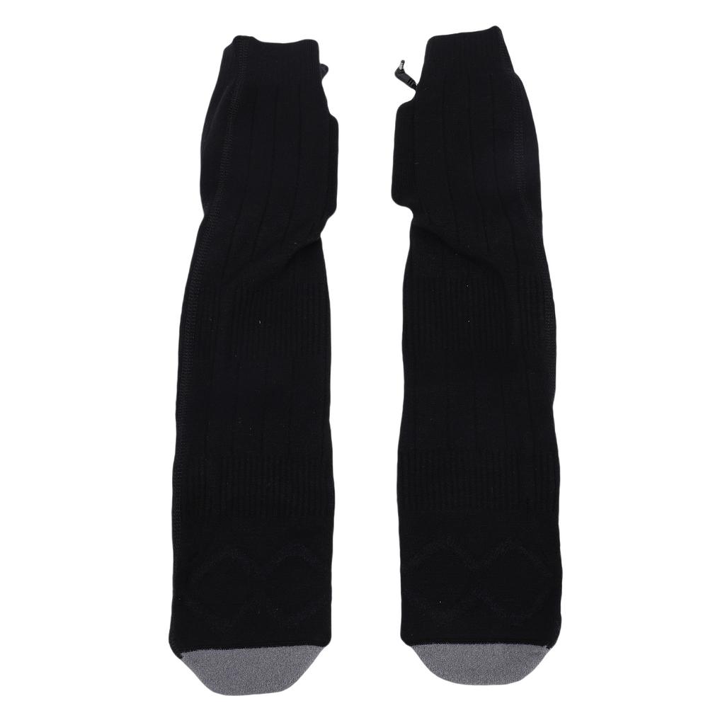 Heated Socks Rechargeable Electric Warming Socks Foot Leg Warmers Adjustable Temperature Machine Washable for Skiing