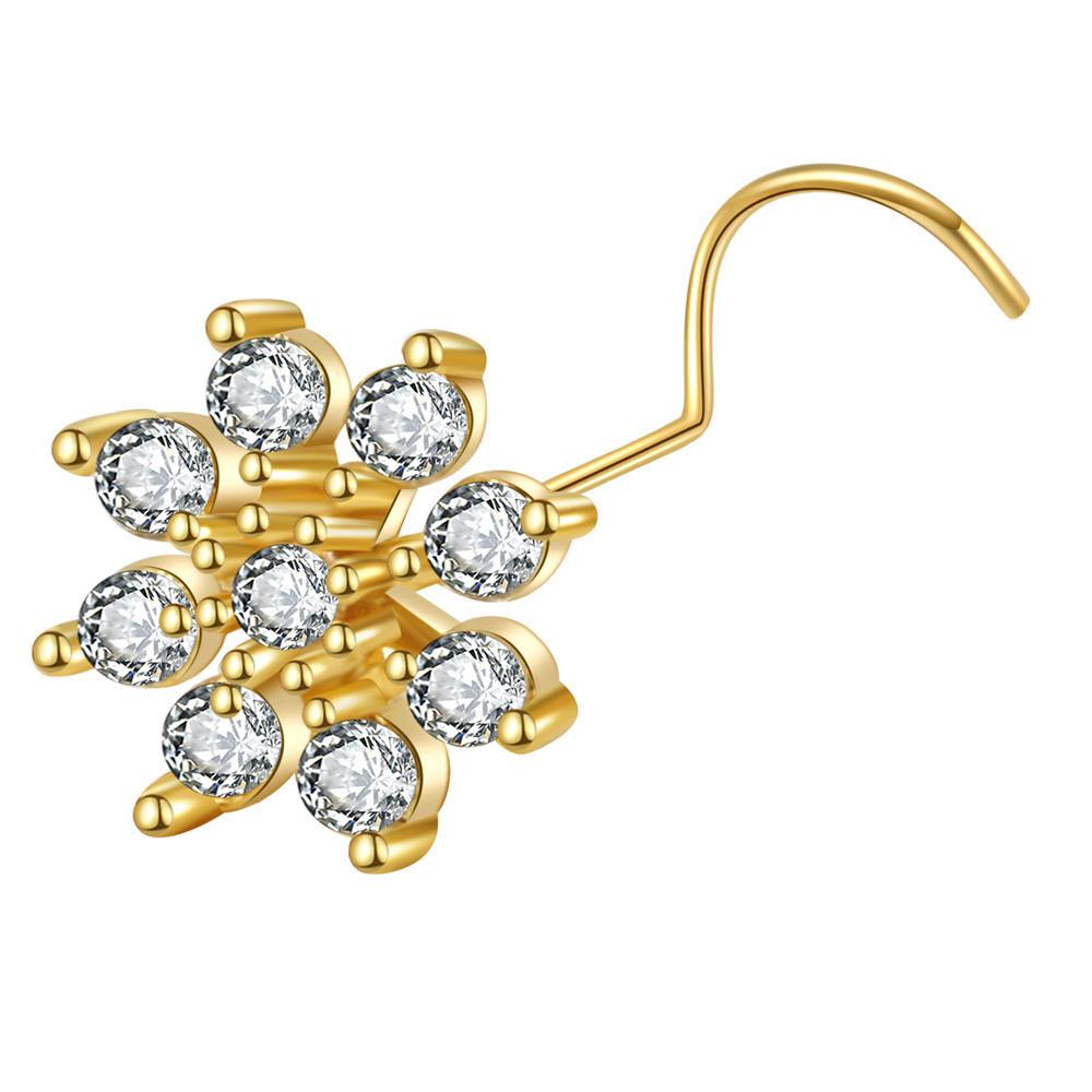 Fashionable Versatile Personalized Flower Nose Ring