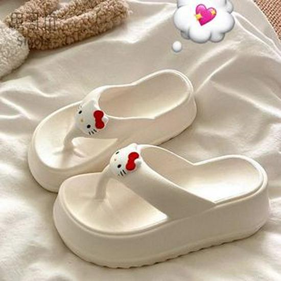 Women's High-Soled Platform Slippers - New Korean Summer Styles, Trendy and Versatile Height-Enhancing Sandals.