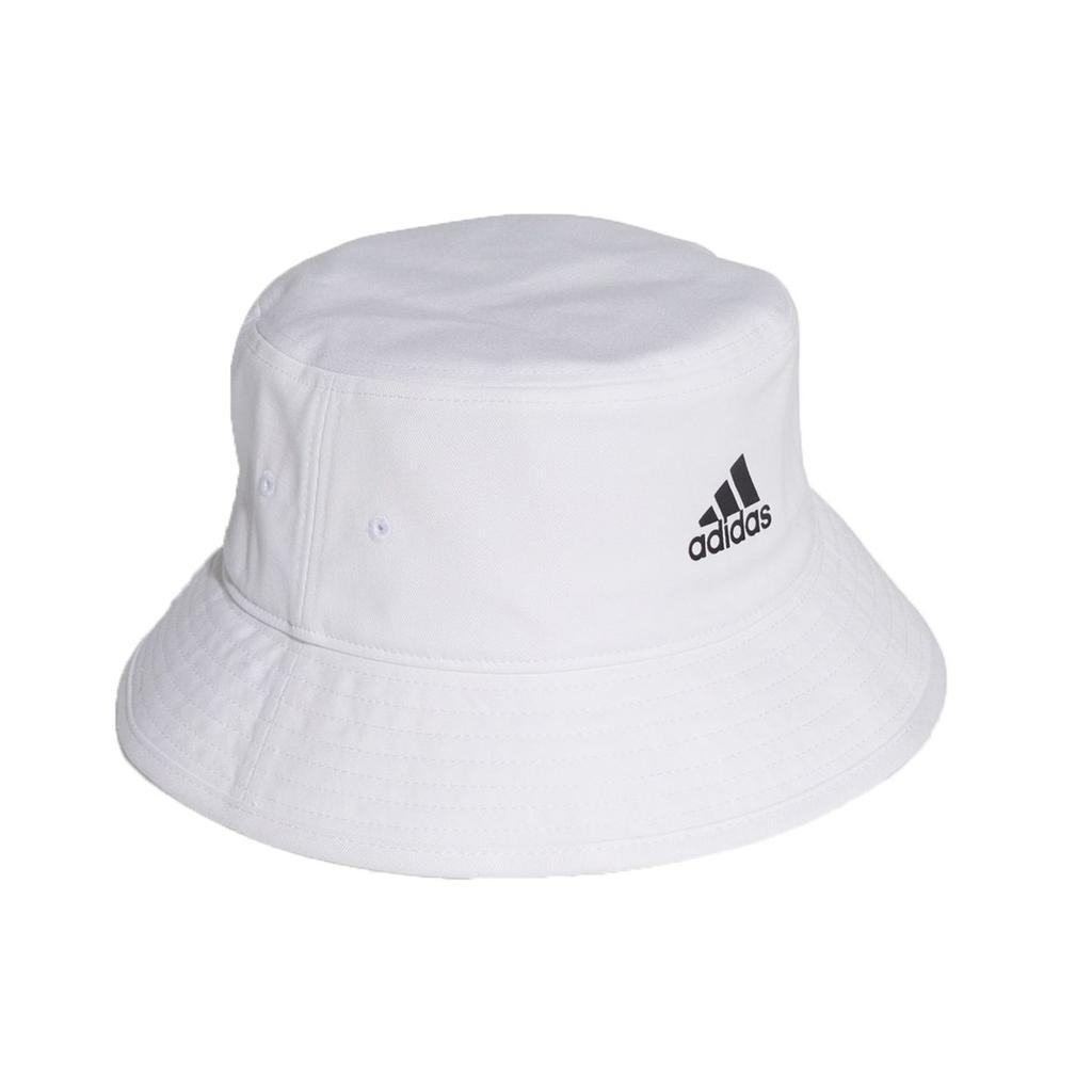 Adidas Logo Print Fisherman Hat Unisex Hats White H36811