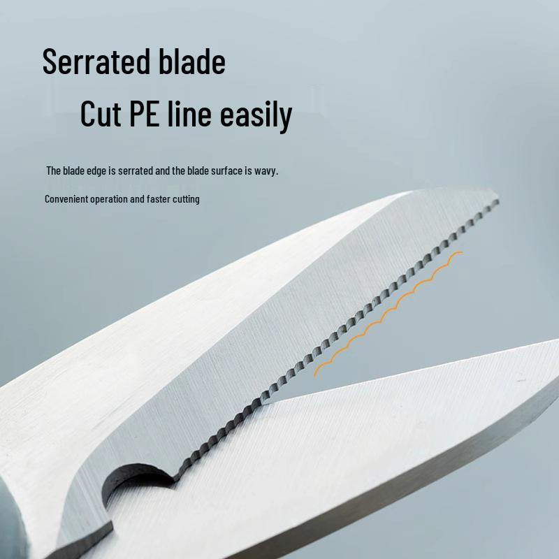 Portable Multifunctional Scissors for Dyneema Fishing Line