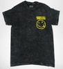 Camiseta Nirvana Cara Sonriente Lavado Ácido Nueva