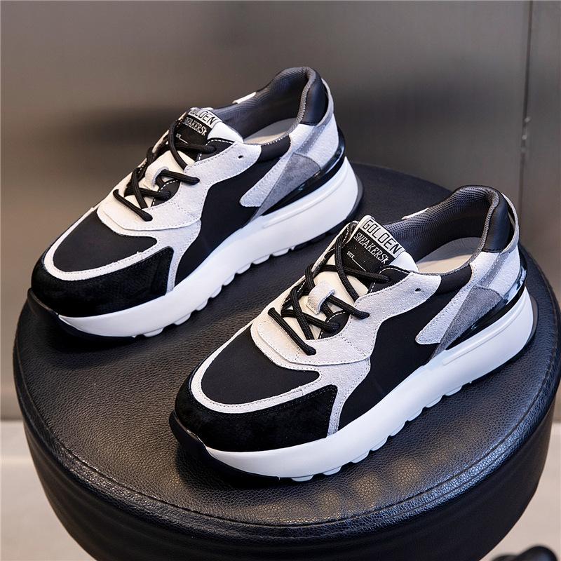 

Daddy shoes women s spring 2025 new casual sports single shoes women s thick soles increase height running breathable leather women s shoes tide 35