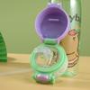 Cute Capybara Cartoon Plastic Cup Portable Handle Flip Lid Straw Cup High Appearance