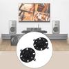 25.5mm Voice Coil Black Horn Tweeter Silk Diaphragm Film Treble Round Frame