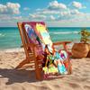 Personalized customized proof beach towel with Winx Club pattern - soft, absorbent,quick-drying,perfect swimming,camping&bathing