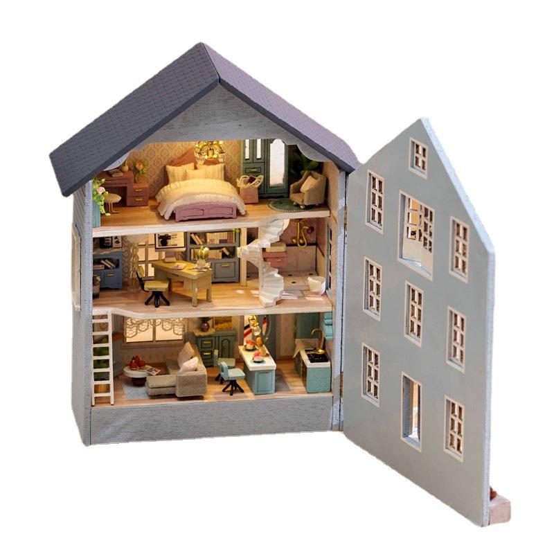 Handmade Mini Manor DIY Kit: Creative Fun House Toy for Kids