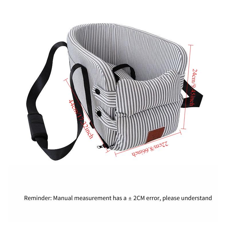 Car Central Control Pet Nest Installation Seat for Pet Portable Car Bag Removable and Washable Outdoor Small and Medium-sized Animal Nest Accessories