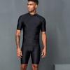 Racing Swimsuit jammer swimwear  Short Sleeve  Men's Tops  Quick Dry Swimwear