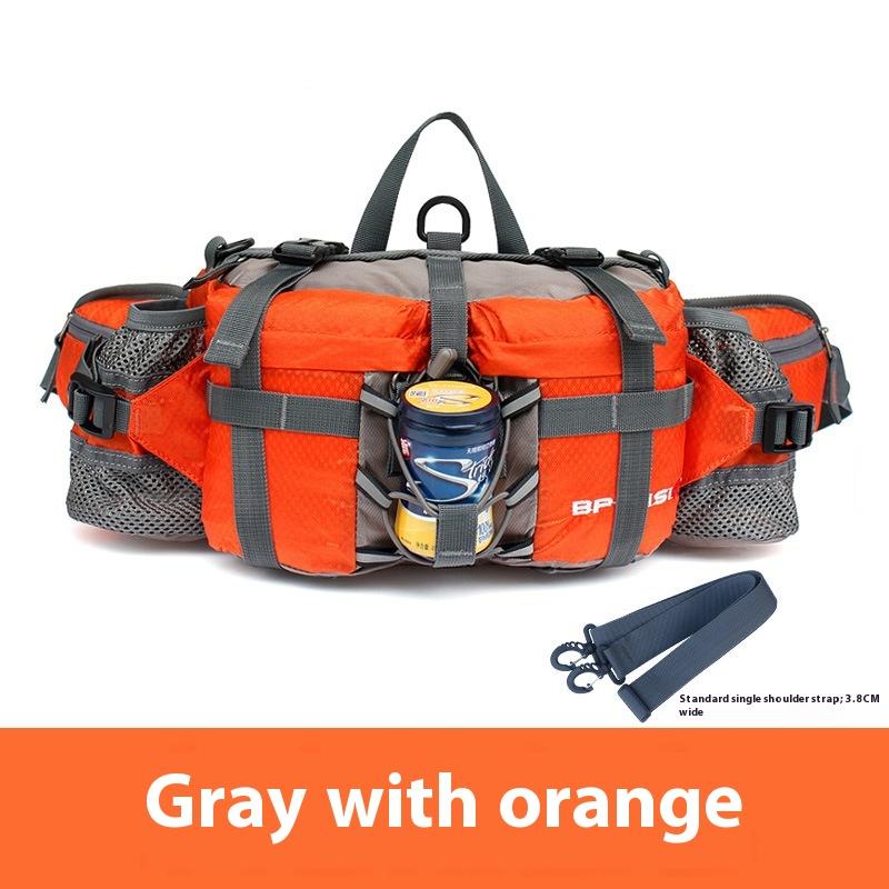 Hiking Waist Bag Outdoor Cycling Waterproof Backpack Reflective Strip Sports Fanny Pack Camping Nylon Hunting Accessor