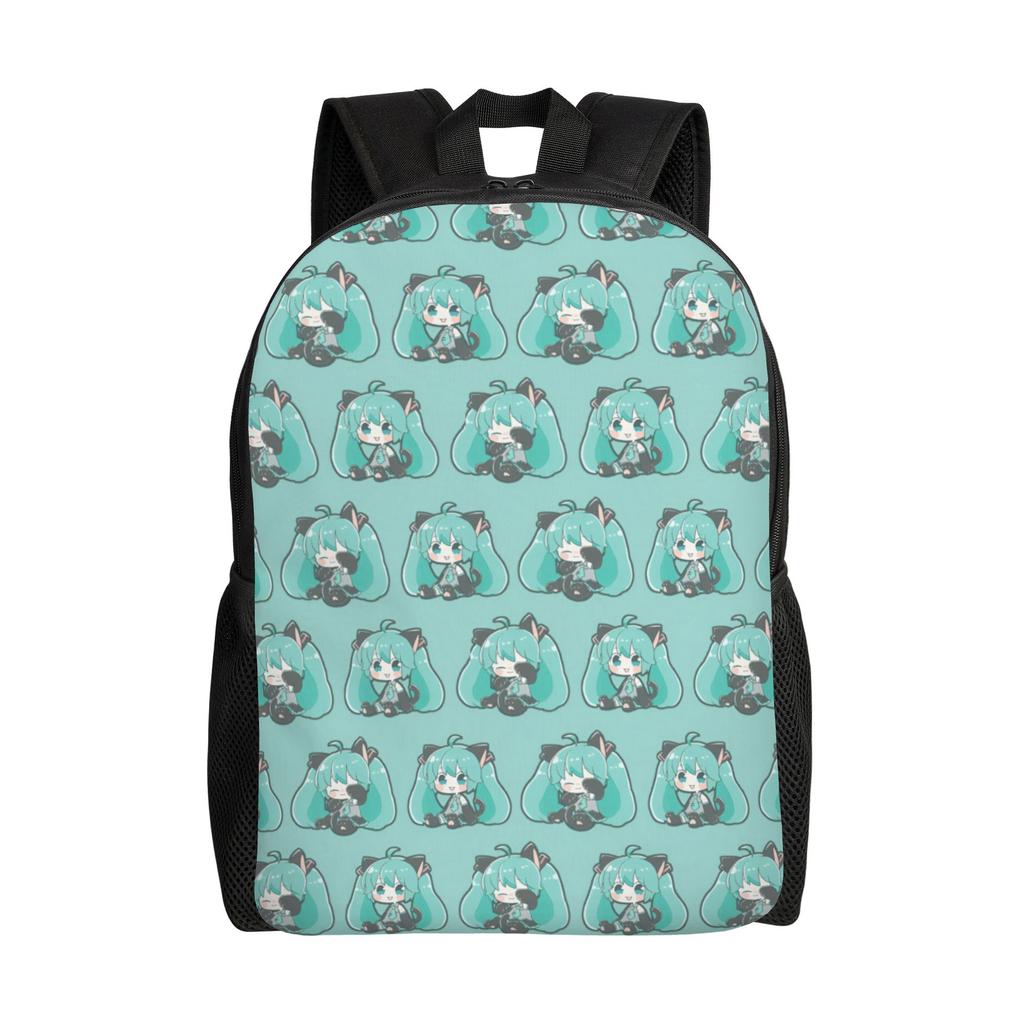 Hatsunes Anime Mikus Travel Backpack Men Women School Computer Bookbag Virtual Singer College Student Daypack Bags