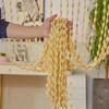 Door Curtain Beaded String Tassel Glitter String Curtains Room Dividers Curtain 100x200cm Lantern Shapes Door Curtain for Living Room Bedroom Closet