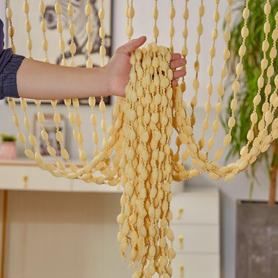 Door Curtain Beaded String Tassel Glitter String Curtains Room Dividers Curtain 100x200cm Lantern Shapes Door Curtain for Living Room Bedroom Closet