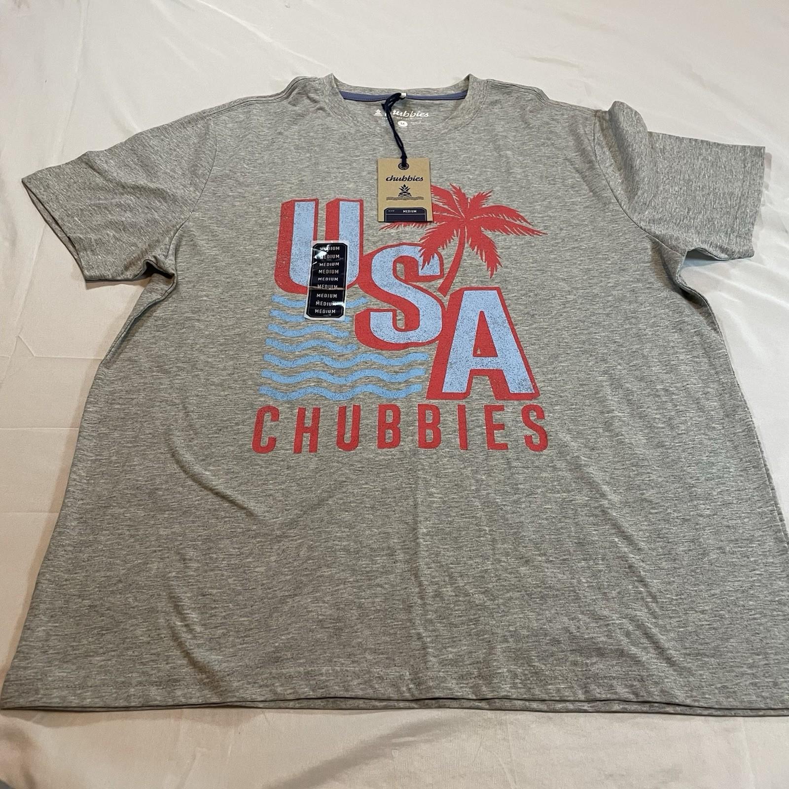 Chubbies “The Weekend Has Arrived “ USA Tee Men’s Medium WW-4038 Unisex T-Shirt XL