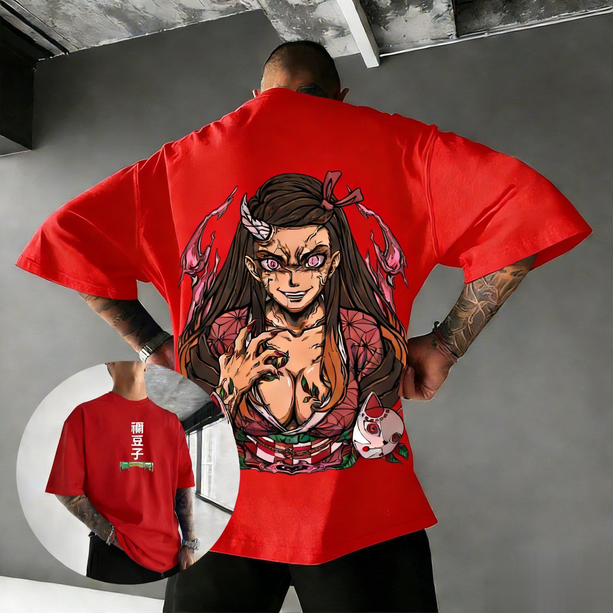 

Kimetsu No Yaiba Nezuko Kamado Anime T Shirt Men Women Short Sleeve Demon Slayer Graphic Tee Streetwear Casual Tops 2026 Summer S