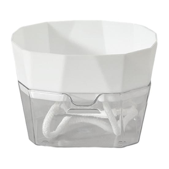 

1/6Pcs Flowerpot Automatic Water-Absorbing Cotton Rope Long-Term Water Supply Double-Layer Separation Structure Self Watering Hydroponic Planter 1pc