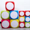6cm Eco-friendly EVA Erasable Dice with Rounded Corners - Educational Toy & Teaching Aid for Children, Available In Various Styles