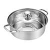 ZISIZ 201 Stainless Steel Divided Hot Pot