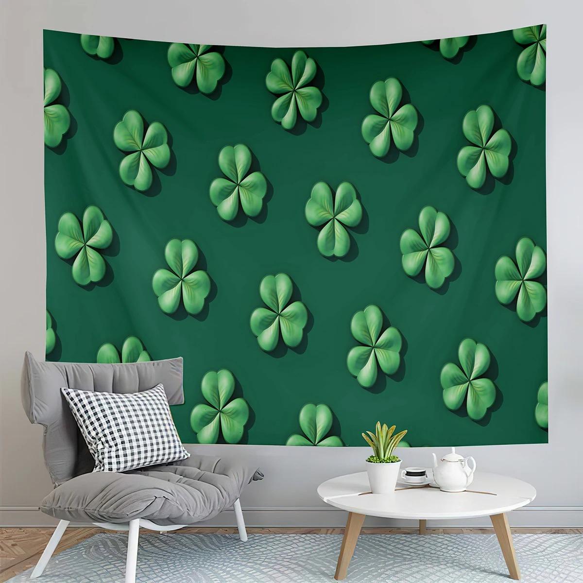 Гостиная Спальня Гобелен Современный Геометрический Красочный Архитектурный Узор Модный — фото 4