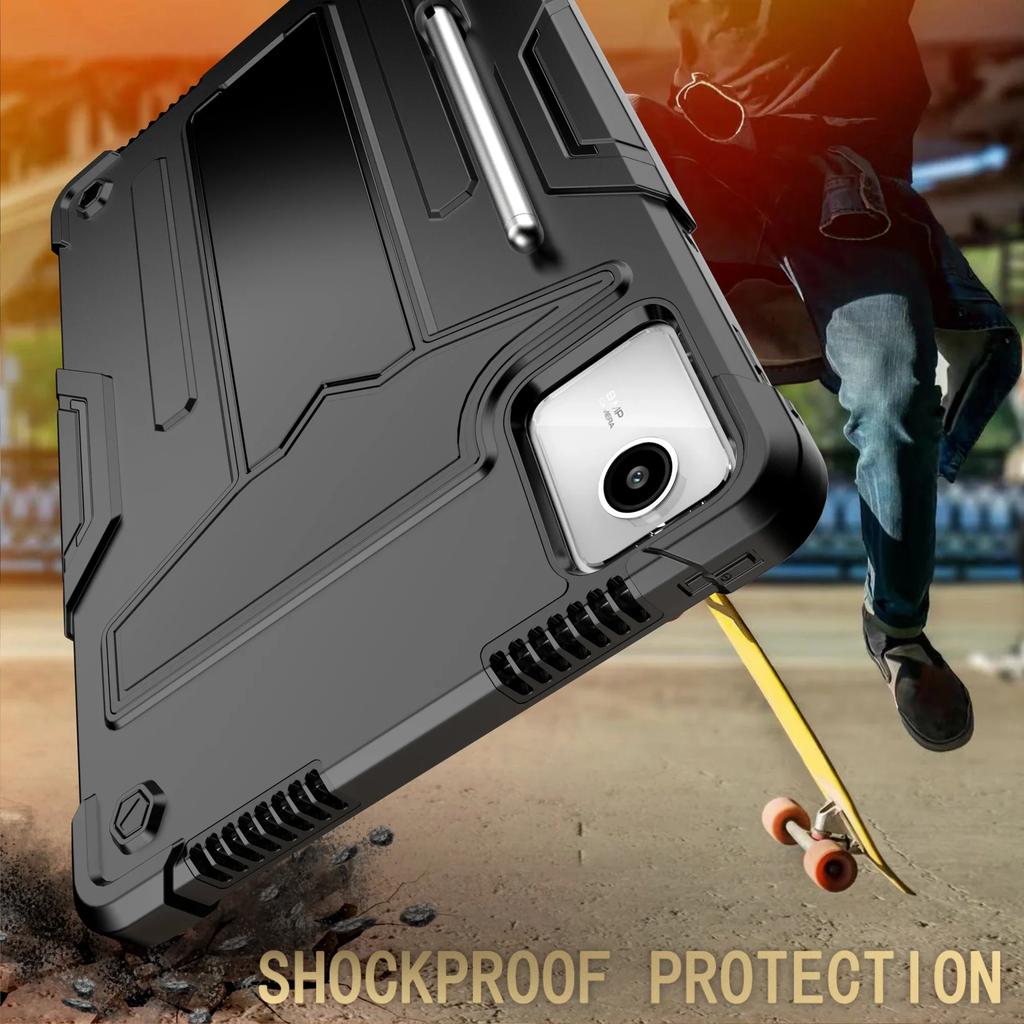 Armor Tablet Case for Tab M11 TB331FC TB330FU Xiaoxin Pad Shockproof Soft Silicone Stand Cover with Pen Slot