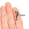 1/64 Figure Doll Backpacker Handpainted Resin Mini Travelers Figurines for Fairy Garden Accessory