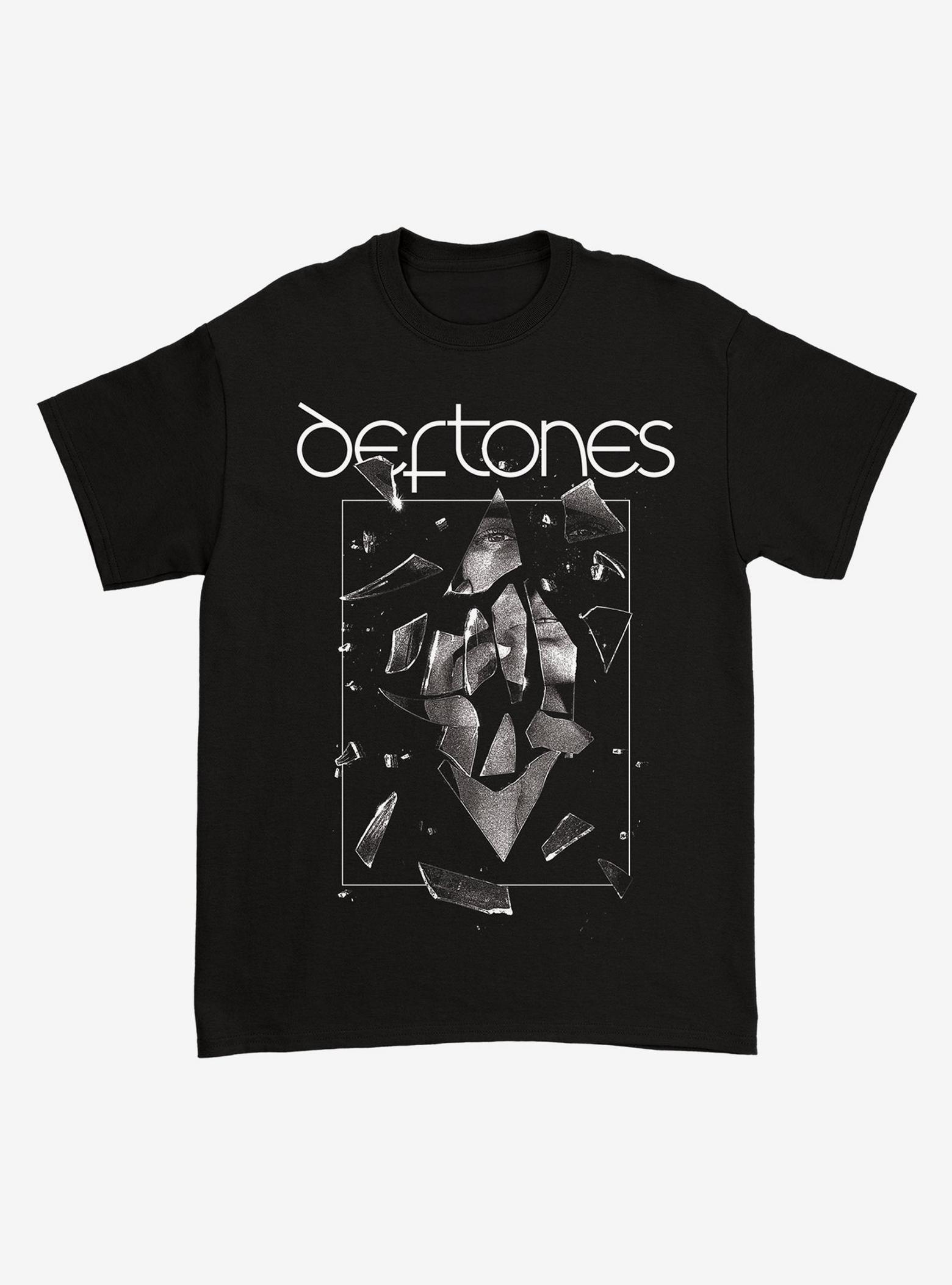 Deftones Shattered Glass T-Shirt Pure Cottons High-end Luxury Unisex Style XXL