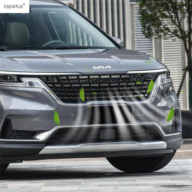 For Kia Carnival KA4  - 2024 Car Front Grille Ect Ert Screening Mesh Net Protection Trim Accessories Exterior Refit