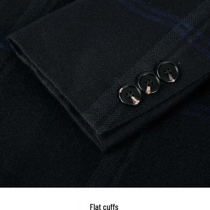 TRiES Men's Classic Wool Blend Overcoat