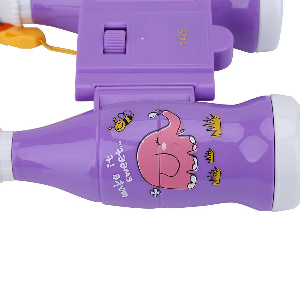 6 Times Lightweight Binoculars with Strap Children Educational Toys (Blue)