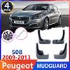 Car Fender Mud Flap for Peugeot 508 SW 508SW 2010~2018 2011 2012 2013 2014 Car Accessories Goods Mudflaps Splash Guards Exterior